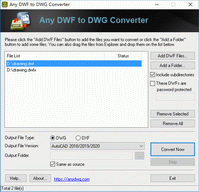 DWF to DWG