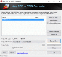 PDF to DXF
